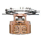 Double jersey knitting machine