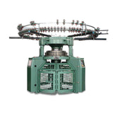 Double jersey knitting machine